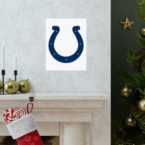 NFL Team Logos Indianapolis Colts Painting Bedroom Living Room Wall Art Décor Matte Vertical Posters