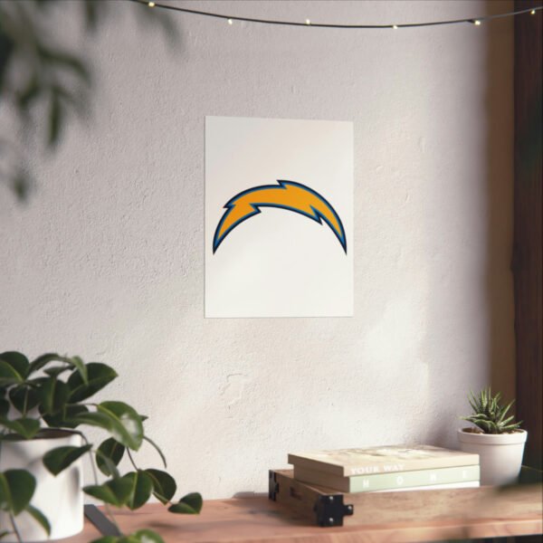 NFL Team Logos Los Angeles Chargers Painting Bedroom Living Room Wall Art Décor Matte Vertical Posters