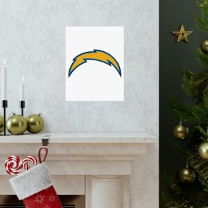 NFL Team Logos Los Angeles Chargers Painting Bedroom Living Room Wall Art Décor Matte Vertical Posters