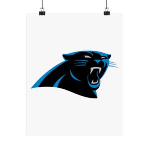 NFL Team Logos Carolina Panthers Painting Bedroom Living Room Wall Art Décor Matte Vertical Posters