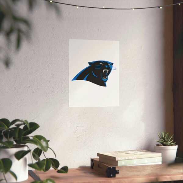 NFL Team Logos Carolina Panthers Painting Bedroom Living Room Wall Art Décor Matte Vertical Posters