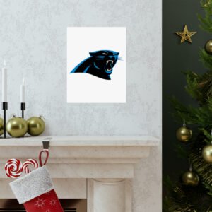 NFL Team Logos Carolina Panthers Painting Bedroom Living Room Wall Art Décor Matte Vertical Posters