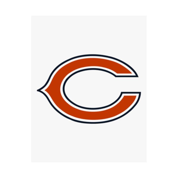 NFL Team Logos Chicago Bears Painting Bedroom Living Room Wall Art Décor Matte Vertical Posters