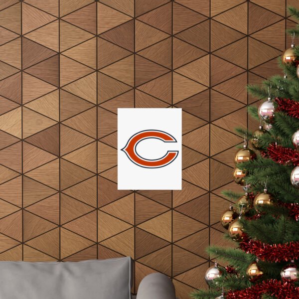 NFL Team Logos Chicago Bears Painting Bedroom Living Room Wall Art Décor Matte Vertical Posters