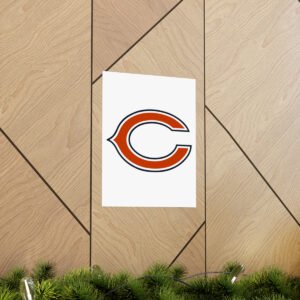 NFL Team Logos Chicago Bears Painting Bedroom Living Room Wall Art Décor Matte Vertical Posters