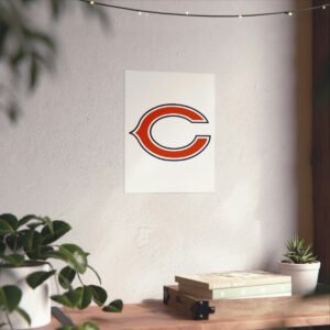 NFL Team Logos Chicago Bears Painting Bedroom Living Room Wall Art Décor Matte Vertical Posters