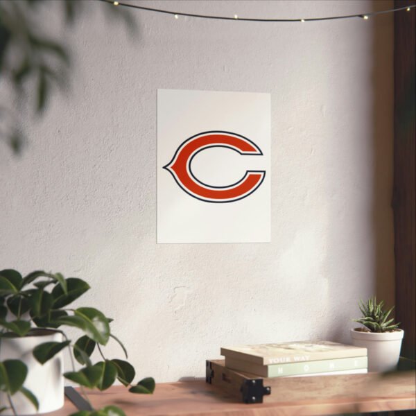 NFL Team Logos Chicago Bears Painting Bedroom Living Room Wall Art Décor Matte Vertical Posters