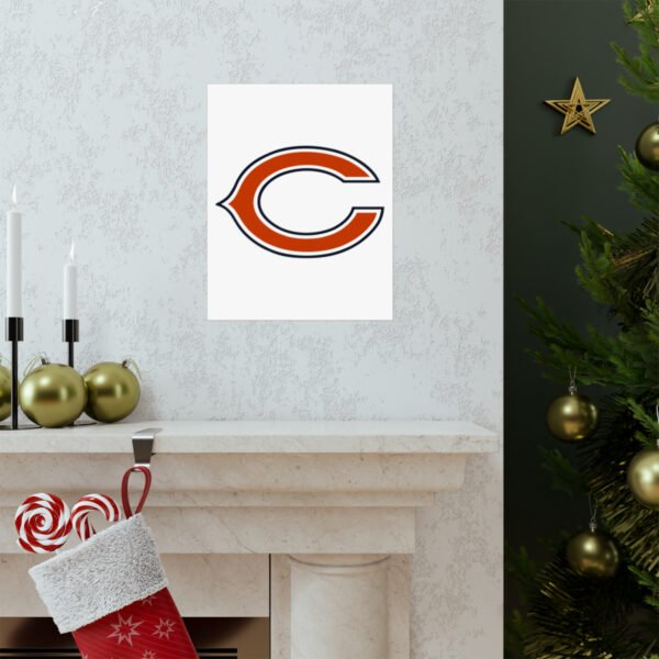 NFL Team Logos Chicago Bears Painting Bedroom Living Room Wall Art Décor Matte Vertical Posters