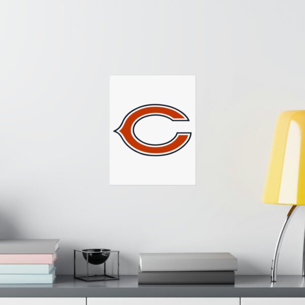 NFL Team Logos Chicago Bears Painting Bedroom Living Room Wall Art Décor Matte Vertical Posters