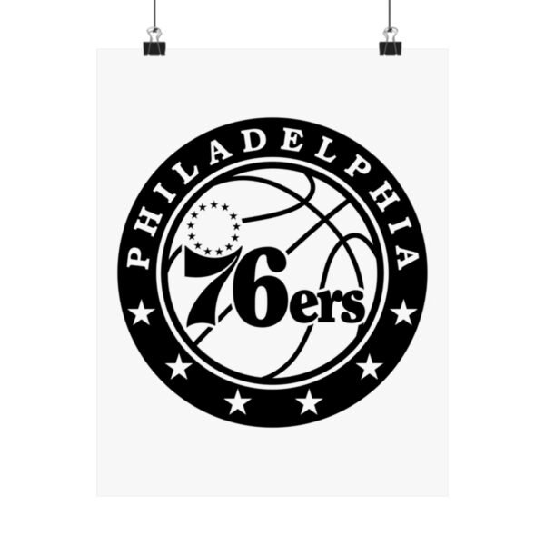 NBA Team Logos Philadelphia 76ers Painting Bedroom Living Room Wall Art Décor Matte Vertical Posters