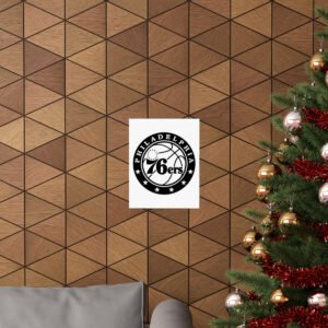 NBA Team Logos Philadelphia 76ers Painting Bedroom Living Room Wall Art Décor Matte Vertical Posters