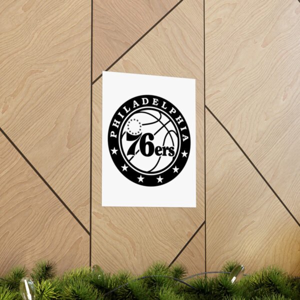 NBA Team Logos Philadelphia 76ers Painting Bedroom Living Room Wall Art Décor Matte Vertical Posters