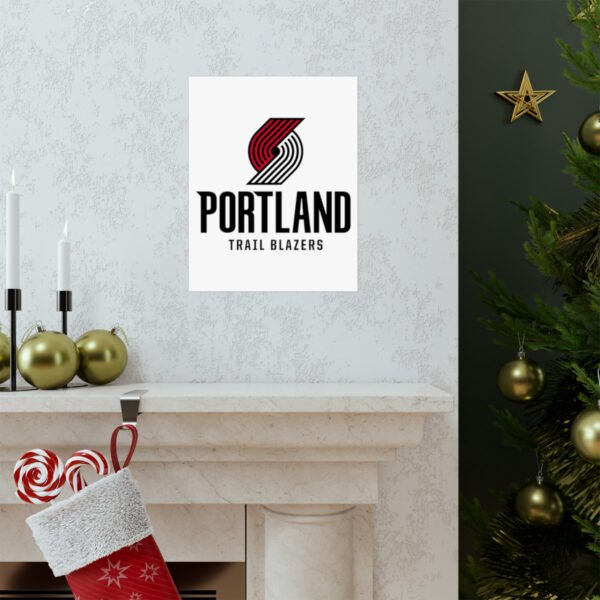 NBA Team Logos Portland Trail Blazers Painting Bedroom Living Room Wall Art Décor Matte Vertical Posters