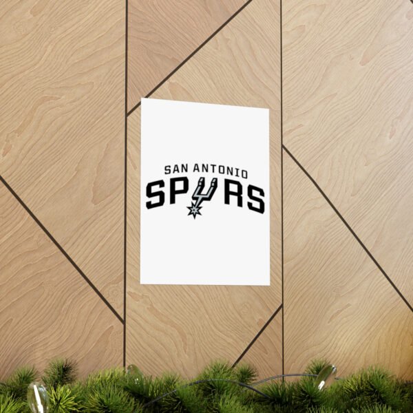 NBA Team Logos San Antonio Spurs Painting Bedroom Living Room Wall Art Décor Matte Vertical Posters