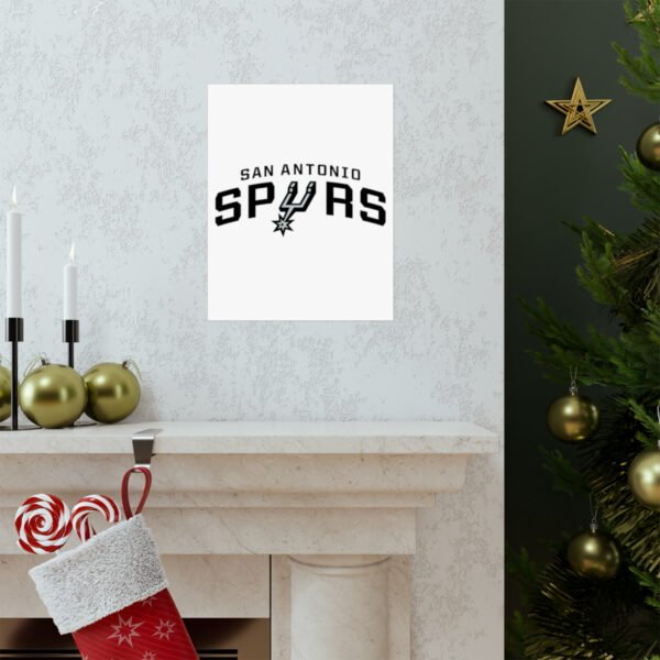 NBA Team Logos San Antonio Spurs Painting Bedroom Living Room Wall Art Décor Matte Vertical Posters