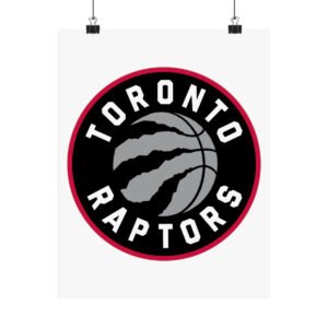 NBA Team Logos Toronto Raptors Painting Bedroom Living Room Wall Art Décor Matte Vertical Posters