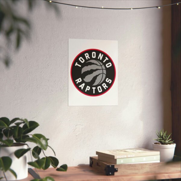 NBA Team Logos Toronto Raptors Painting Bedroom Living Room Wall Art Décor Matte Vertical Posters