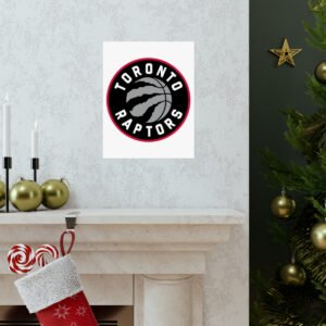 NBA Team Logos Toronto Raptors Painting Bedroom Living Room Wall Art Décor Matte Vertical Posters