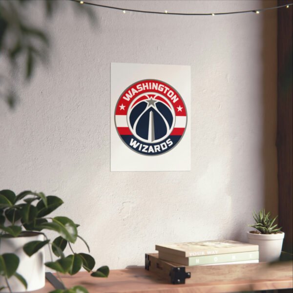 NBA Team Logos Washington Wizards Painting Bedroom Living Room Wall Art Décor Matte Vertical Posters