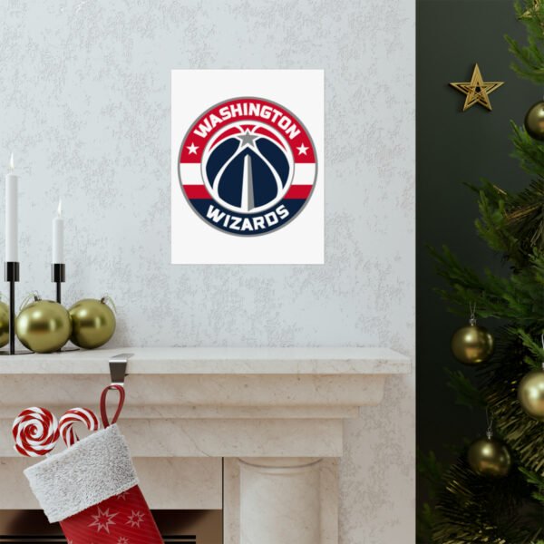NBA Team Logos Washington Wizards Painting Bedroom Living Room Wall Art Décor Matte Vertical Posters