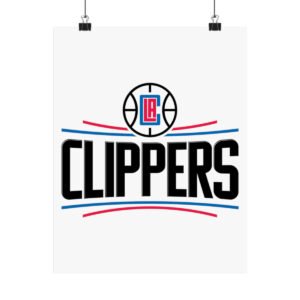 NBA Team Logos LA Clippers Painting Bedroom Living Room Wall Art Décor Matte Vertical Posters