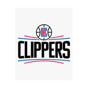 NBA Team Logos LA Clippers Painting Bedroom Living Room Wall Art Décor Matte Vertical Posters