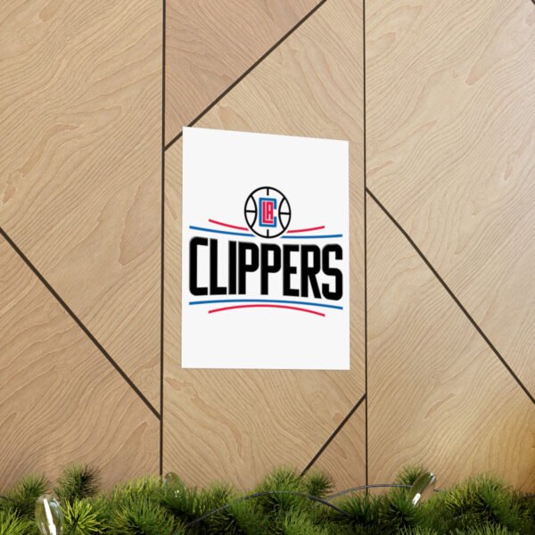 NBA Team Logos LA Clippers Painting Bedroom Living Room Wall Art Décor Matte Vertical Posters