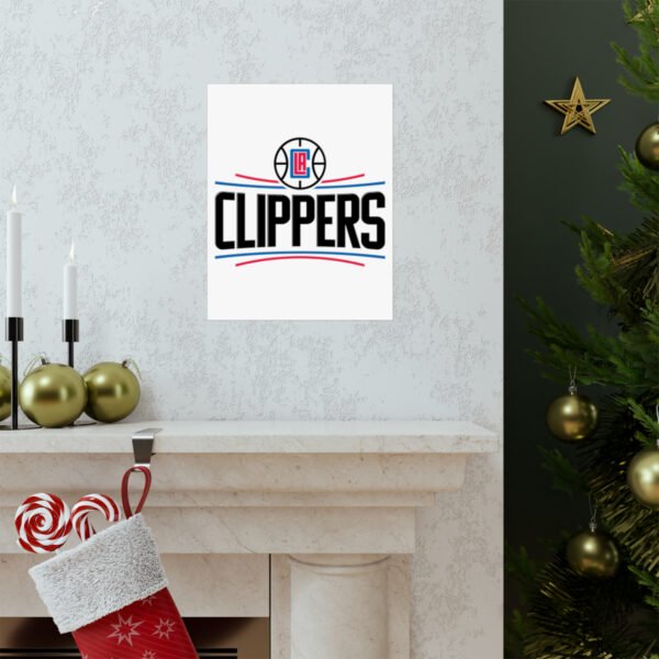 NBA Team Logos LA Clippers Painting Bedroom Living Room Wall Art Décor Matte Vertical Posters