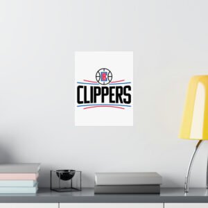 NBA Team Logos LA Clippers Painting Bedroom Living Room Wall Art Décor Matte Vertical Posters