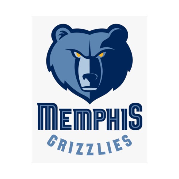 NBA Team Logos Memphis Grizzlies Painting Bedroom Living Room Wall Art Décor Matte Vertical Posters