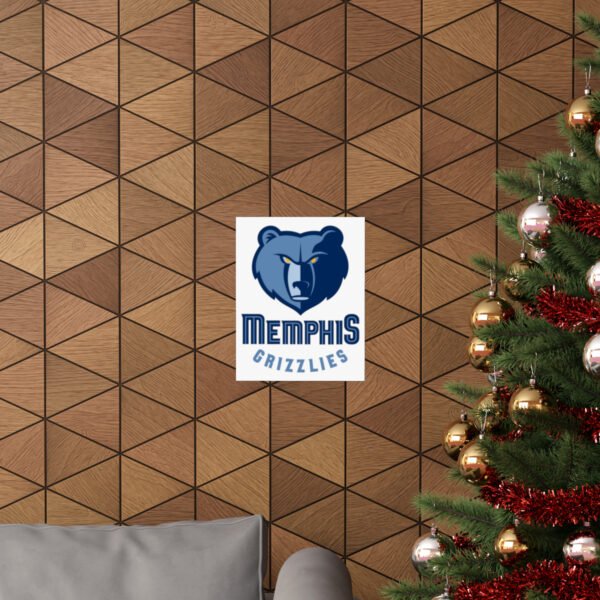 NBA Team Logos Memphis Grizzlies Painting Bedroom Living Room Wall Art Décor Matte Vertical Posters