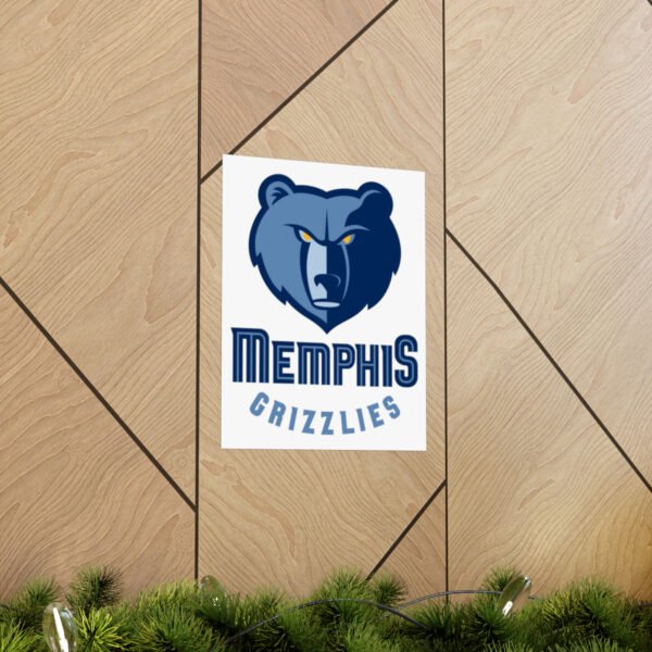 NBA Team Logos Memphis Grizzlies Painting Bedroom Living Room Wall Art Décor Matte Vertical Posters