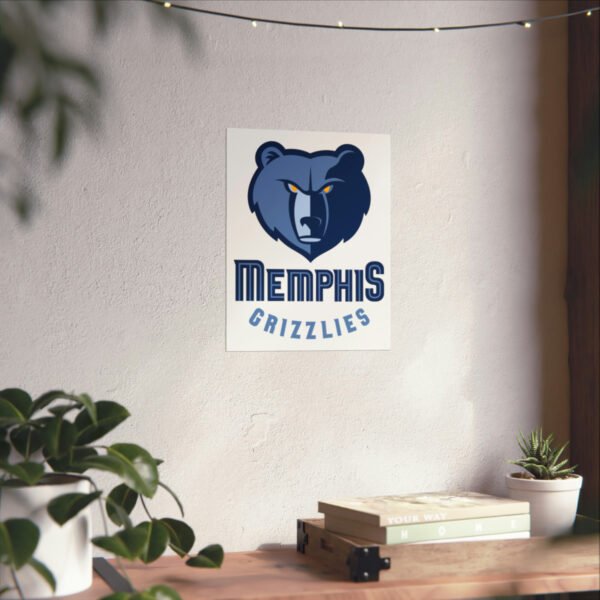 NBA Team Logos Memphis Grizzlies Painting Bedroom Living Room Wall Art Décor Matte Vertical Posters