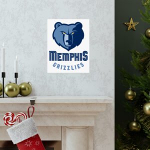 NBA Team Logos Memphis Grizzlies Painting Bedroom Living Room Wall Art Décor Matte Vertical Posters