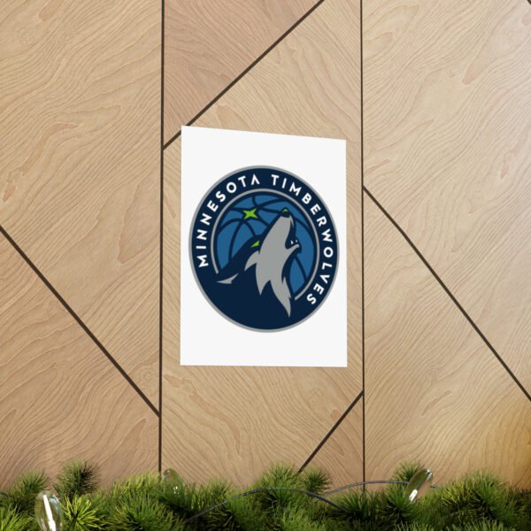 NBA Team Logos Minnesota Timberwolves Painting Bedroom Living Room Wall Art Décor Matte Vertical Posters