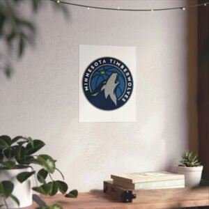 NBA Team Logos Minnesota Timberwolves Painting Bedroom Living Room Wall Art Décor Matte Vertical Posters