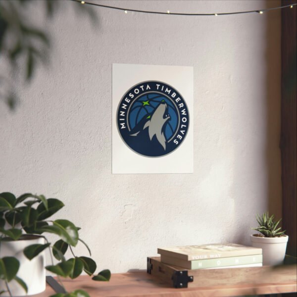 NBA Team Logos Minnesota Timberwolves Painting Bedroom Living Room Wall Art Décor Matte Vertical Posters