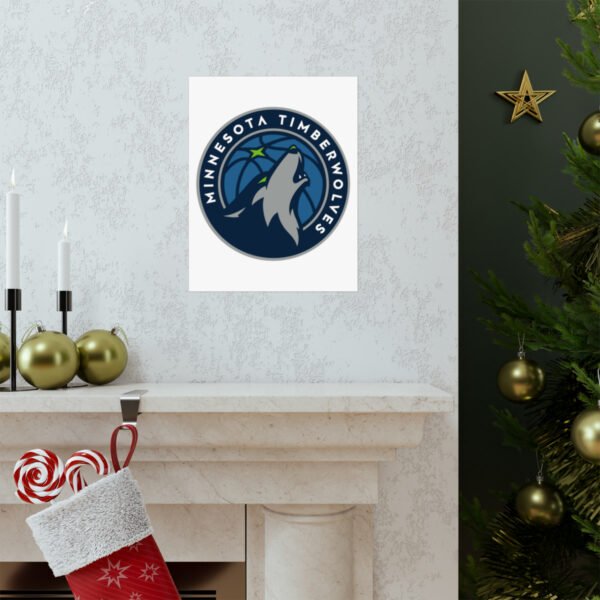 NBA Team Logos Minnesota Timberwolves Painting Bedroom Living Room Wall Art Décor Matte Vertical Posters