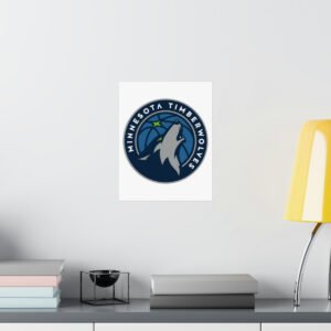 NBA Team Logos Minnesota Timberwolves Painting Bedroom Living Room Wall Art Décor Matte Vertical Posters