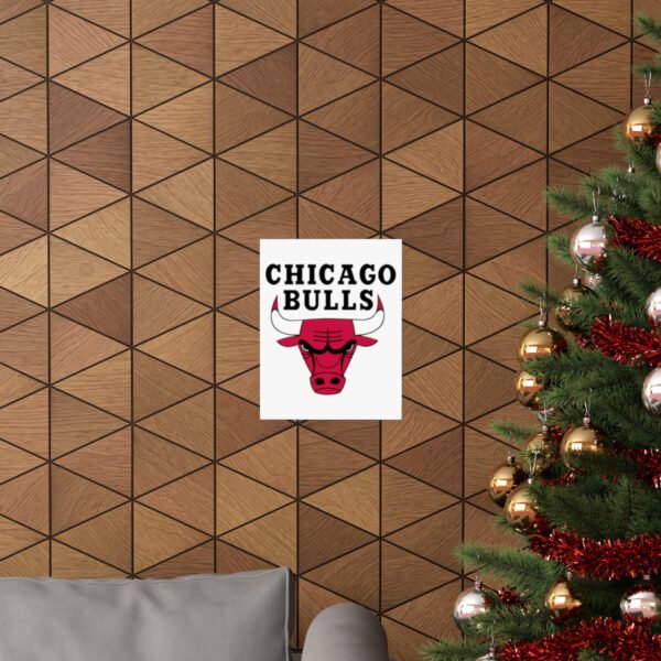 NBA Team Logos Chicago Bulls Painting Bedroom Living Room Wall Art Décor Matte Vertical Posters