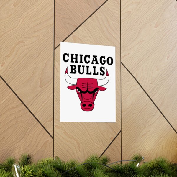 NBA Team Logos Chicago Bulls Painting Bedroom Living Room Wall Art Décor Matte Vertical Posters
