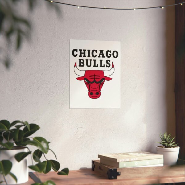 NBA Team Logos Chicago Bulls Painting Bedroom Living Room Wall Art Décor Matte Vertical Posters