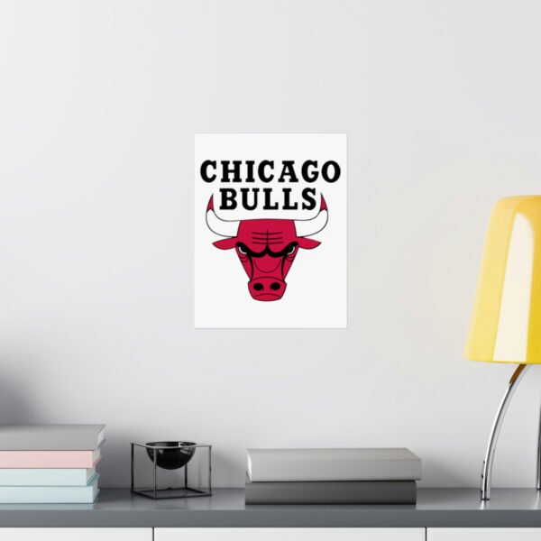 NBA Team Logos Chicago Bulls Painting Bedroom Living Room Wall Art Décor Matte Vertical Posters
