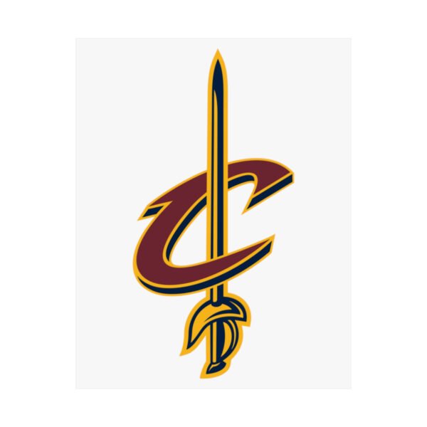 NBA Team Logos Cleveland Cavaliers Painting Bedroom Living Room Wall Art Décor Matte Vertical Posters