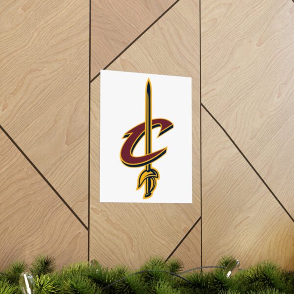 NBA Team Logos Cleveland Cavaliers Painting Bedroom Living Room Wall Art Décor Matte Vertical Posters
