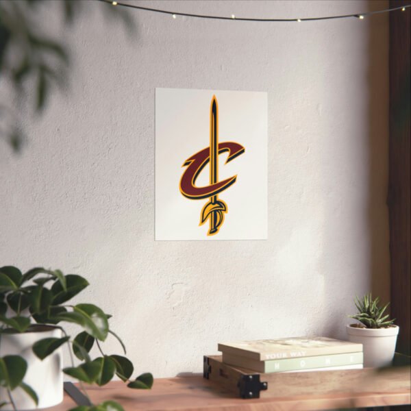 NBA Team Logos Cleveland Cavaliers Painting Bedroom Living Room Wall Art Décor Matte Vertical Posters