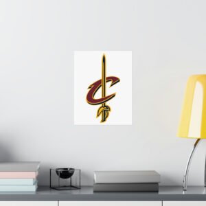 NBA Team Logos Cleveland Cavaliers Painting Bedroom Living Room Wall Art Décor Matte Vertical Posters