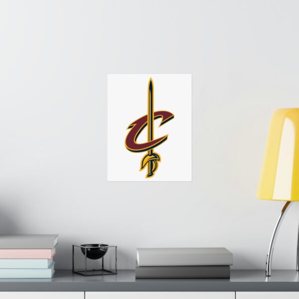 NBA Team Logos Cleveland Cavaliers Painting Bedroom Living Room Wall Art Décor Matte Vertical Posters