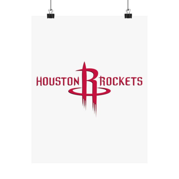 NBA Team Logos Houston Rockets Painting Bedroom Living Room Wall Art Décor Matte Vertical Posters