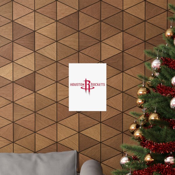 NBA Team Logos Houston Rockets Painting Bedroom Living Room Wall Art Décor Matte Vertical Posters